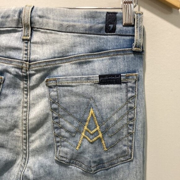 7 For All Mankind A Pocket Bootcut Jeans 27 - Picture 6 of 14